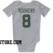 White New York Jets  Aaron Rodgers  Newborn & Infant Bodysuit