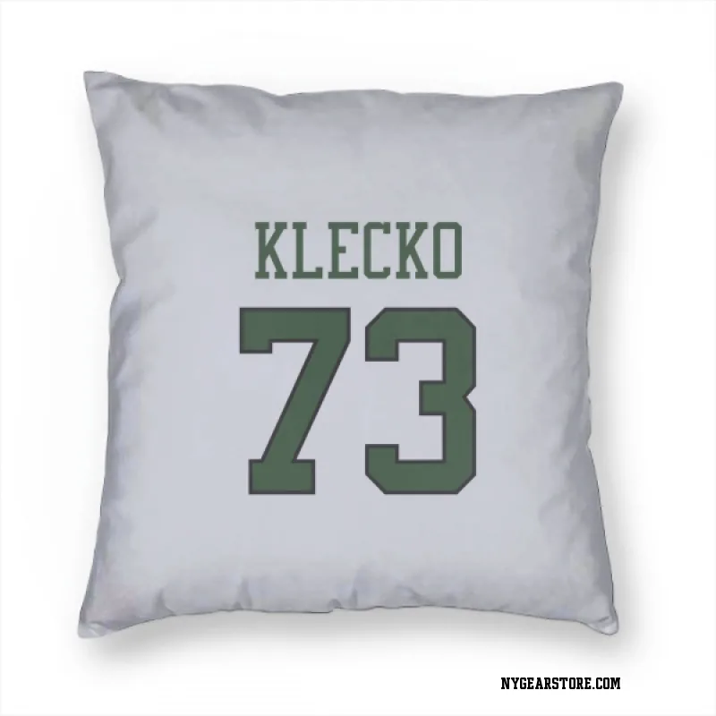 White New York Jets  Joe Klecko  Pillow Cover (18 X 18)